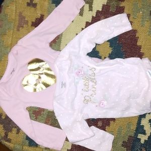 Two Baby Girl Onsies